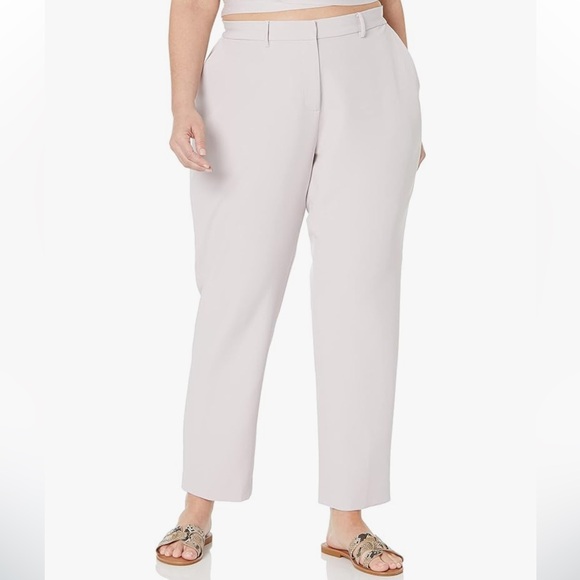 The Drop Abby Flat Pant (color in Lilac Marble) - Picture 4 of 6
